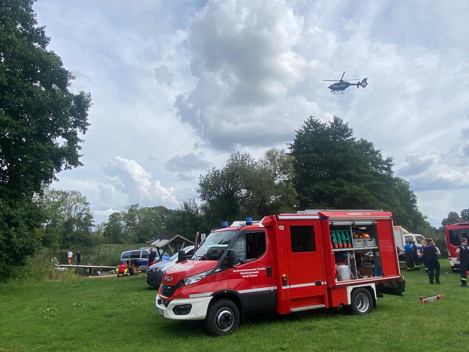 Feuerwehr Penzlin & DRK Wasserwacht im Einsatz