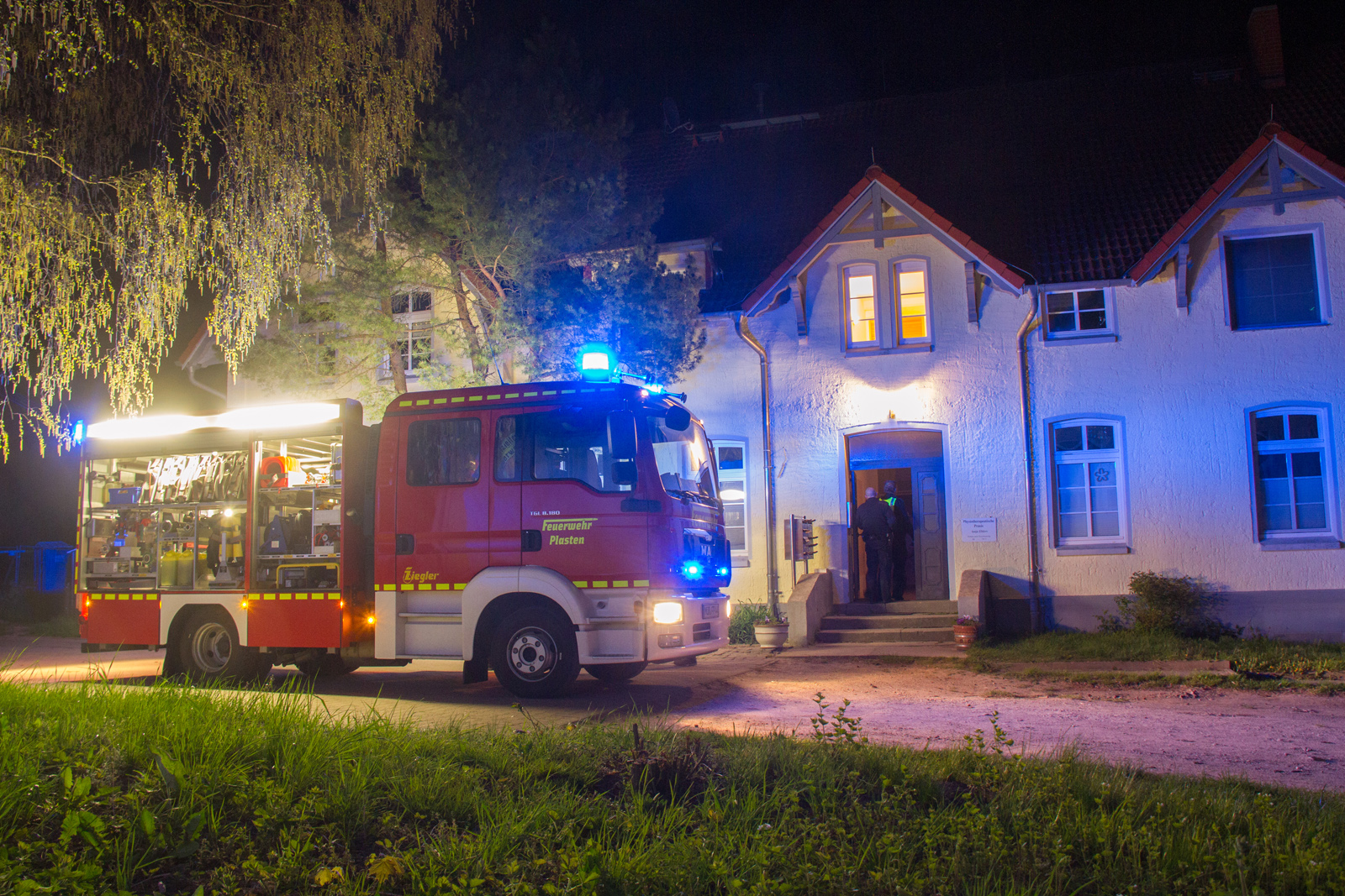 Feuerwehreinsatz Groß Plasten