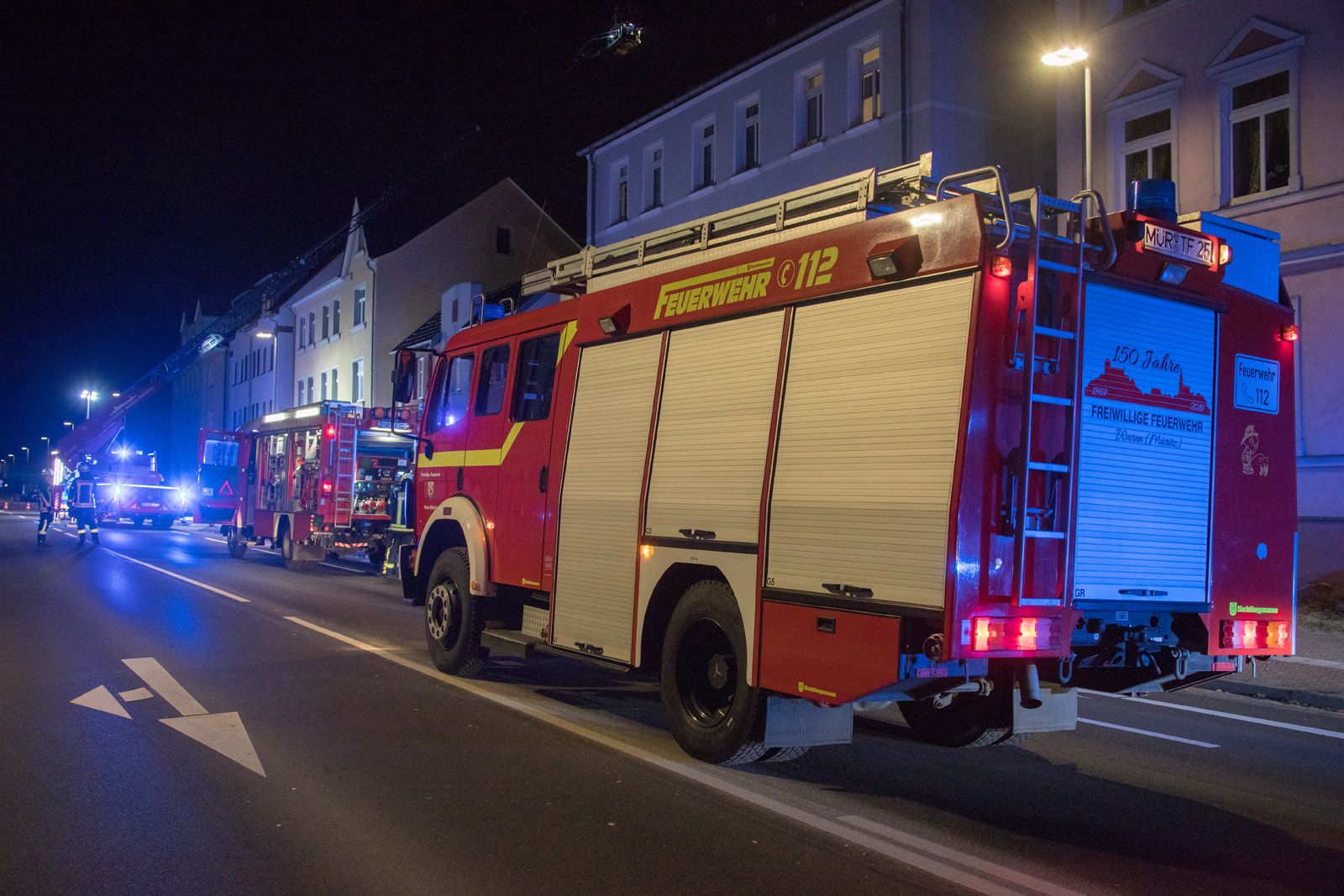 Küchenbrand in Waren (Müritz)