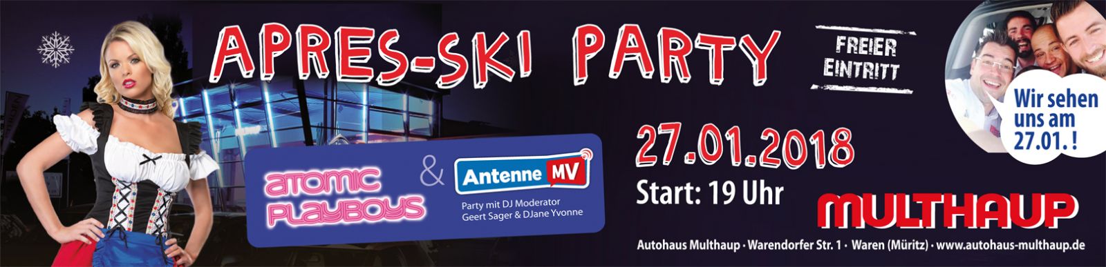 Apres-Ski-Party Waren (Müritz) Multhaup Veranstaltungen Waren (Müritz)
